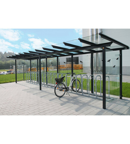 Investitionsvorschlag: Überdachte Fahrradständer an der Mittel- und Grundschule Garching-West